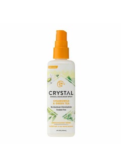 CRYSTAL Deodorant Mineral Deodorant Spray, Chamomile & Green Tea 4 oz (Pack of 12)  - Image 1