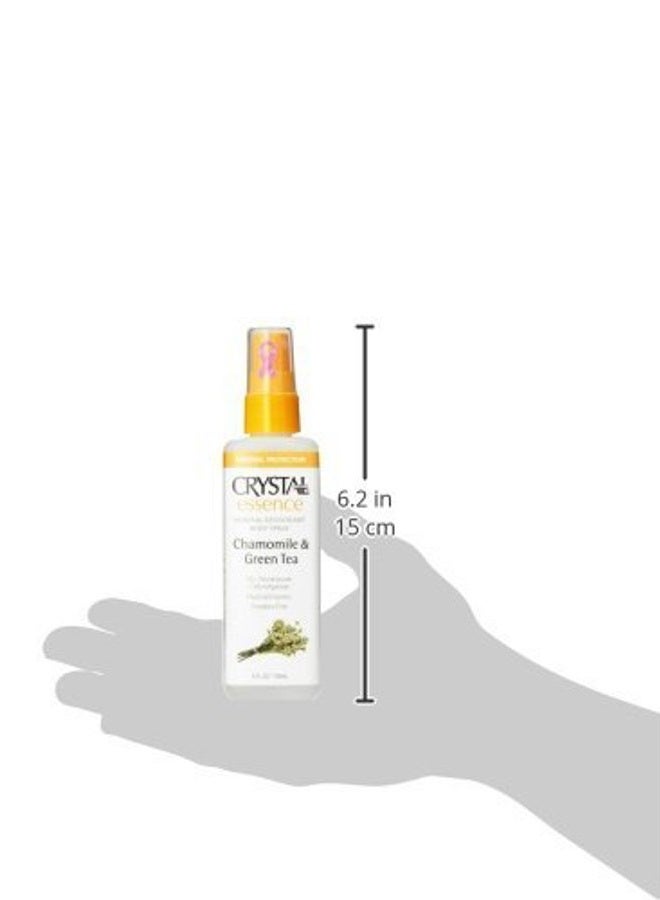 CRYSTAL Deodorant Mineral Deodorant Spray, Chamomile & Green Tea 4 oz (Pack of 12) - Image 4