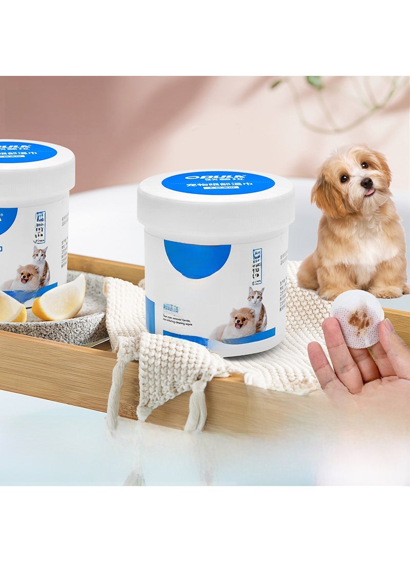 Pet Eye Cleaning Wipes for Cats  Dogs Tear Stain Remover 150pcs