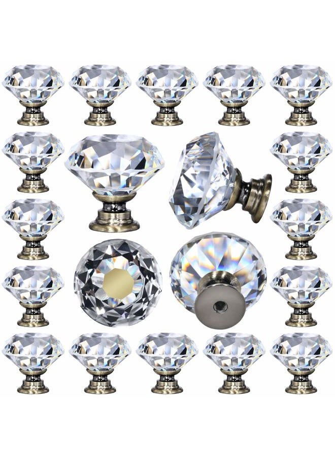 DeELF Outlet Glass knobs - Black Base & Bronze Base brown - Image 1