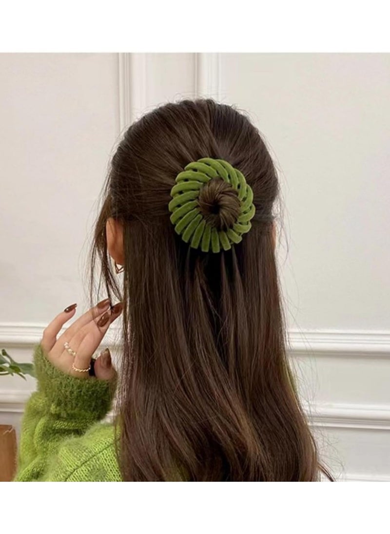 aw 7PCS Women's Hair Accessories, Bird Nest Magic Hair Clip with Hair Bun Clips  - Image 2