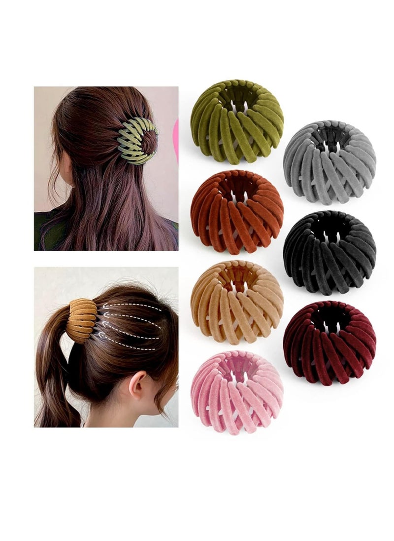 aw 7PCS Women's Hair Accessories, Bird Nest Magic Hair Clip with Hair Bun Clips  - Image 1