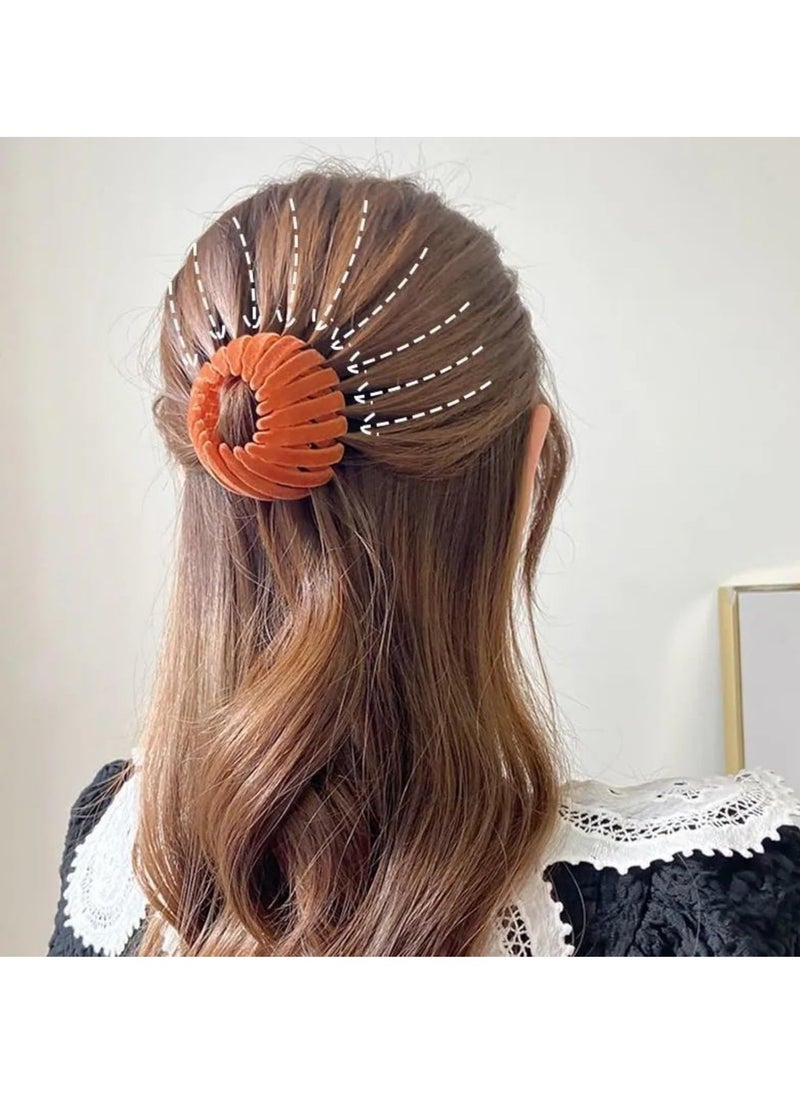 aw 7PCS Women's Hair Accessories, Bird Nest Magic Hair Clip with Hair Bun Clips  - Image 4