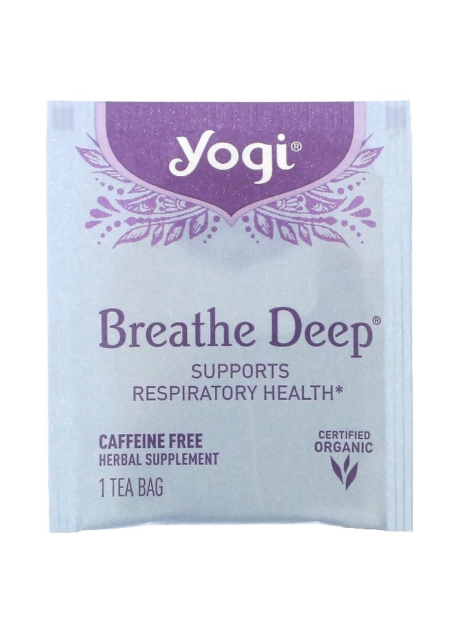 Yogi Tea Yogi Tea, Breathe Deep, Caffeine Free, 16 Tea Bags, 1.12 oz (32 g)  - Image 3