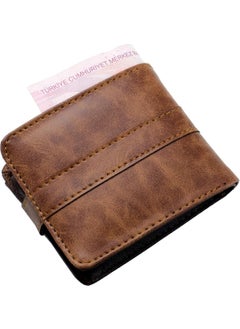 Apera Tr-91 Full Length Faux Leather Men's Wallet with Snap Fastener, 15 Card Holder, Double Paper Money Compartment  - Image 3