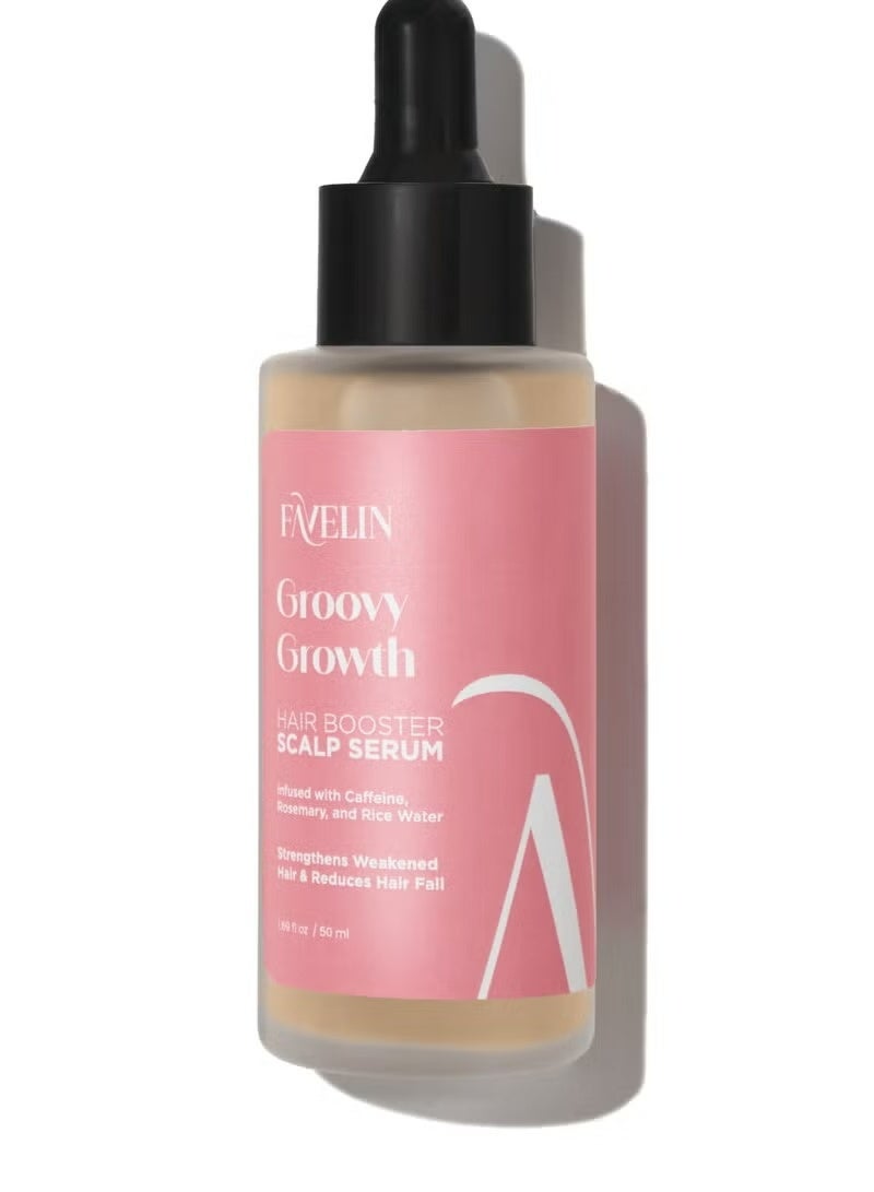 Favelin Groovy Growth Hair Booster Shampoo + Conditioner + Hair Mask 300 ml + Hair Serum 50 ml + Hair Oil  35 ml - Image 4