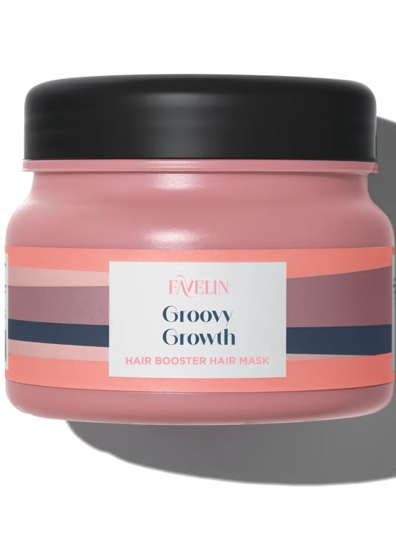 Favelin Groovy Growth Hair Booster Shampoo + Conditioner + Hair Mask 300 ml + Hair Serum 50 ml + Hair Oil  35 ml - Image 3
