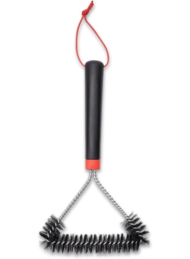 Weber Weber Three-Sided Grill Brush- Black, 30 CM| Premium Grilling accessory  - Image 2