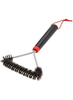 Weber Weber Three-Sided Grill Brush- Black, 30 CM| Premium Grilling accessory  - Image 1