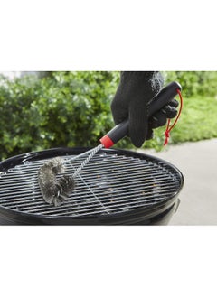 Weber Weber Three-Sided Grill Brush- Black, 30 CM| Premium Grilling accessory  - Image 5