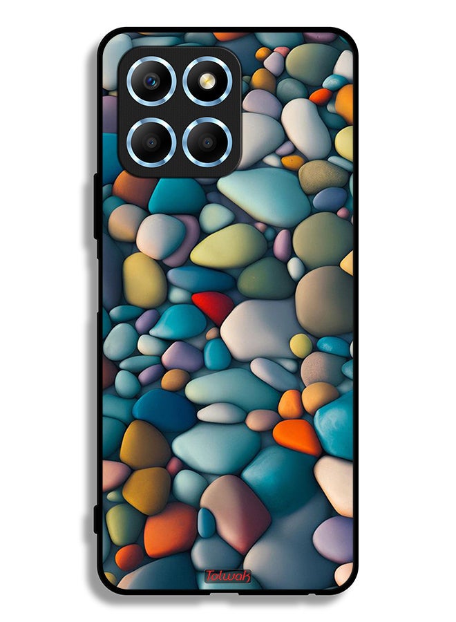 Tolwak Honor X8 5G Protective Case Cover Stones Abstract Pattern - Image 2