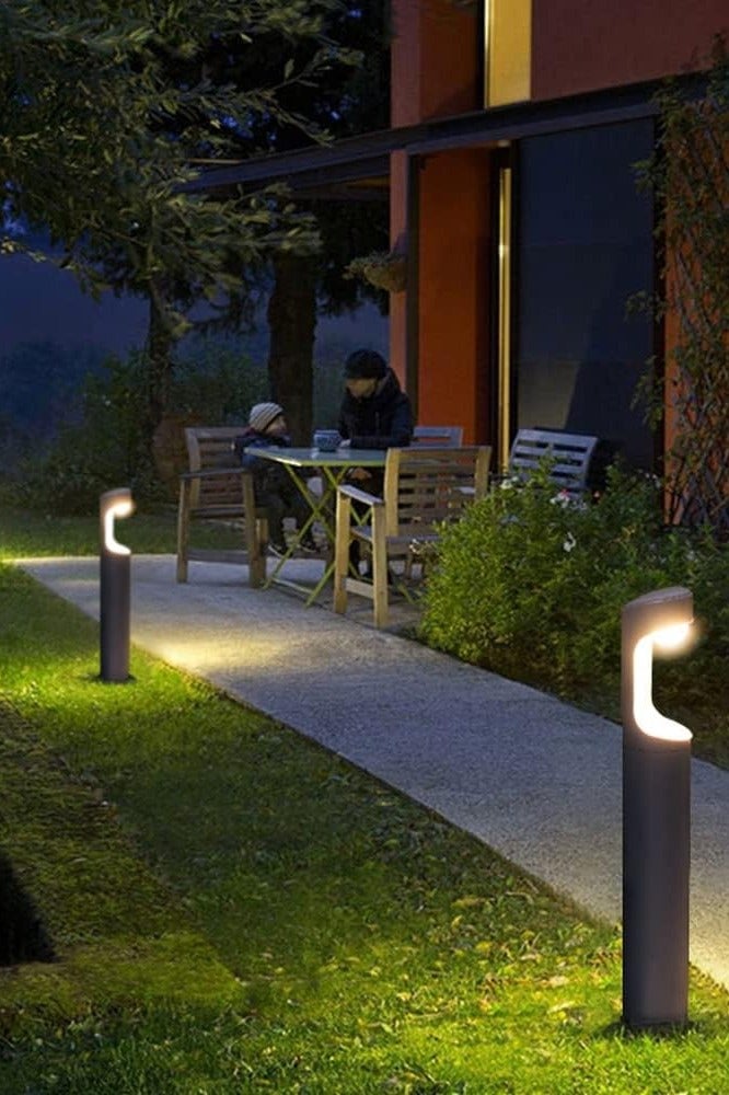 BESTAR 12W Outdoor LED Bollard Light - IP65 Waterproof Garden Pathway Lamp, 600mm Height, Aluminium Body, 180° Beam Angle - Image 2