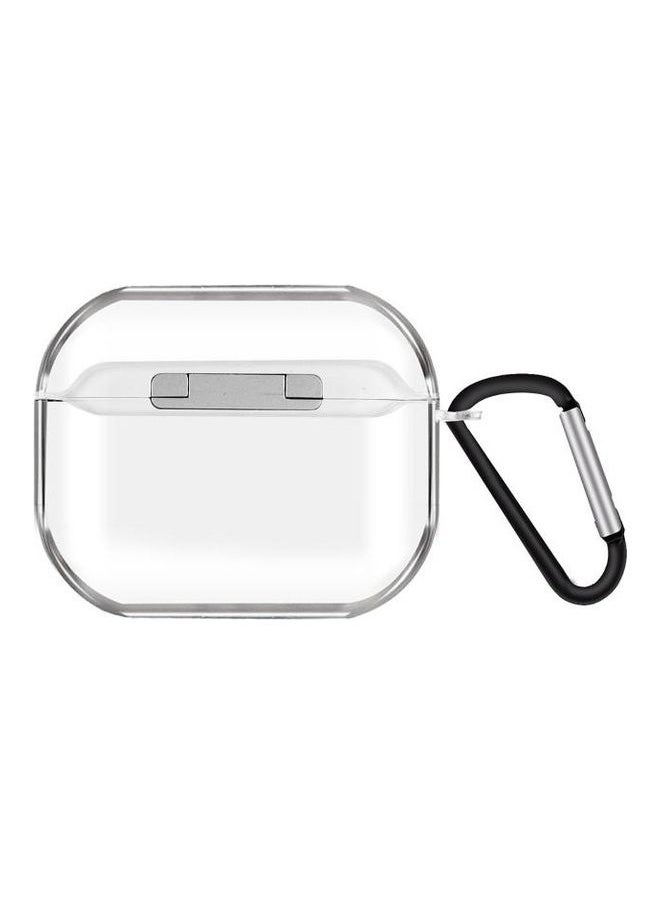 NIBEMINENT - Cartoon Pattern Earphone Case with Keychain For AirPods Pro 3 Clear - Image 1