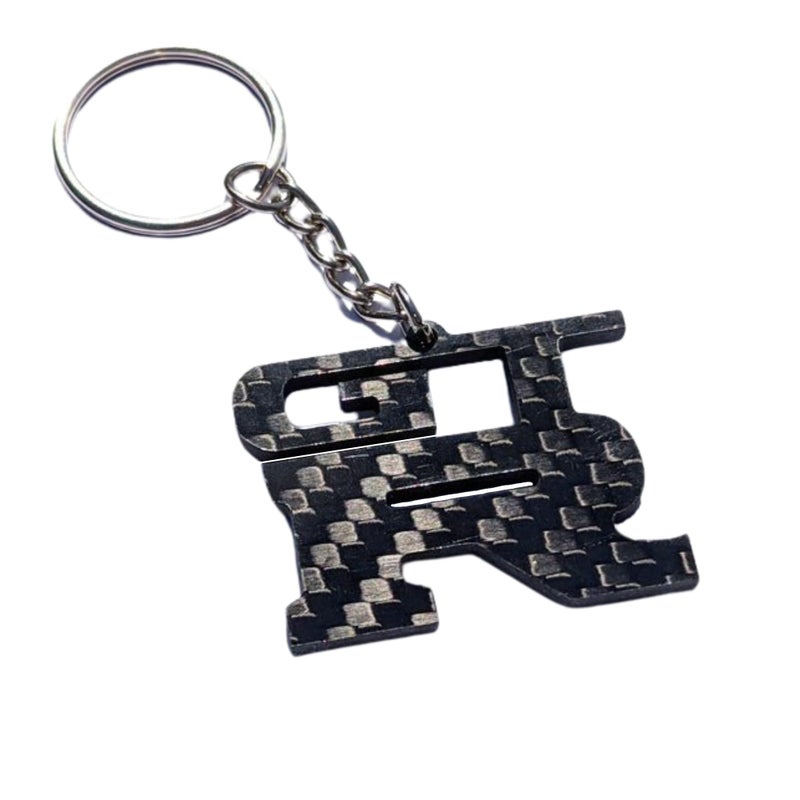 Pro Spec Imports Real Carbon Fibre GTR keychain for Skyline R32 R33 R34 R35 key chain oem GTR gift