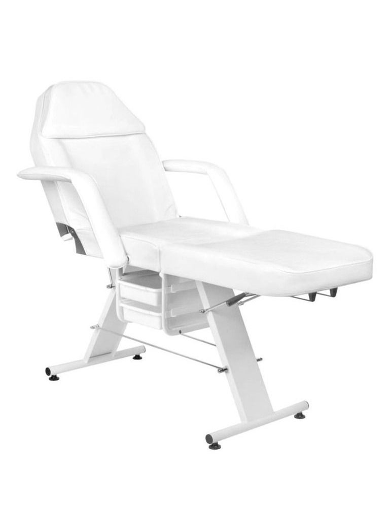 LA PERLA TECH  Massage Facial Bed Adjustable- Chair Beauty Spa Salon  Table (White) 