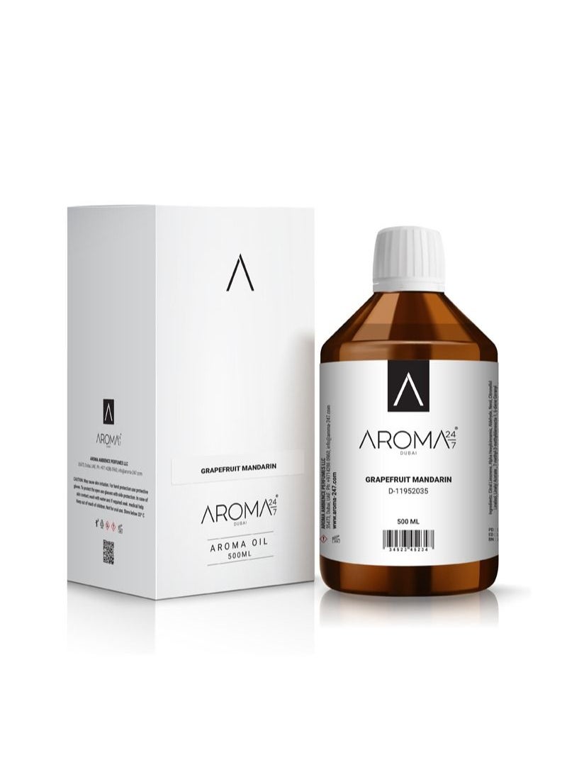 أروما 24/7 زيت عطري لموزعات الرائحة -Grapefruit Mandarin 500ML  - Image 1