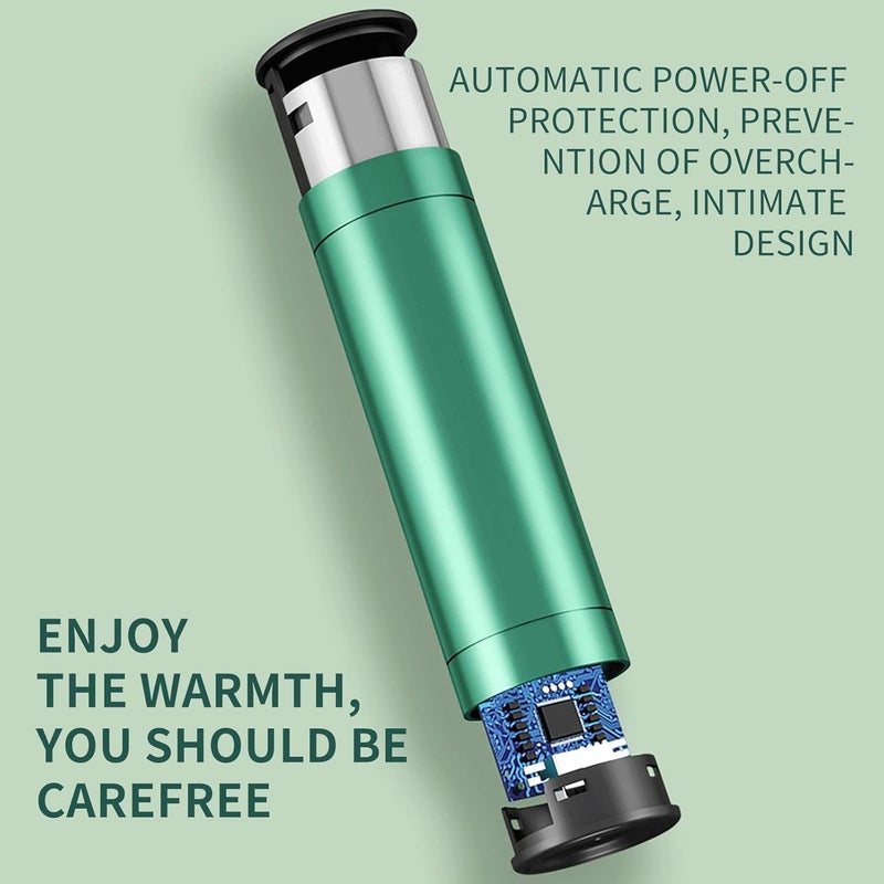 woobles Winter Hand Warmer Rechargeable, 2 in1 Electric Hand Warmer 2000mah Portable USB Pocket Power Bank 3 Heat Levels, Fast Heating in 5s, Slim and Light, USB Powered, Great for Outdoor, Camping, Hiking - Image 4