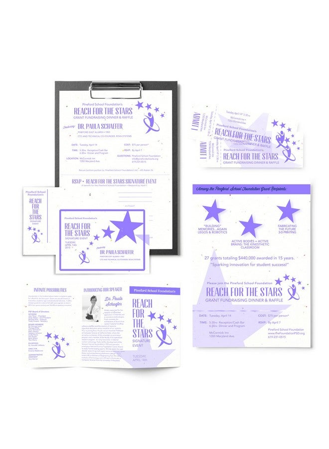 Wausau Astrobrights Colored Cardstock, 8.5” X 11”, 65 Lb/176 Gsm, Stardust White (Multi-Color Flecked), 250 Sheets (22401) - Image 4