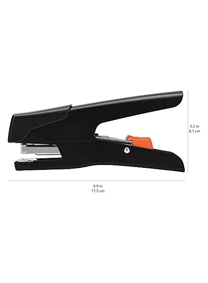 PROMASS Hand Held Effortless Plier Stapler, 25 Sheets, Black - Image 5