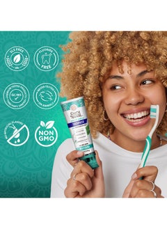 GuruNanda GuruNanda Hydroxyapatite Toothpaste, SLS & Fluoride Free, Whitening Toothpaste - Freshens Breath, Fights Plaque - Natural CocoMint Jasmine Neem, 4.2oz  - Image 5