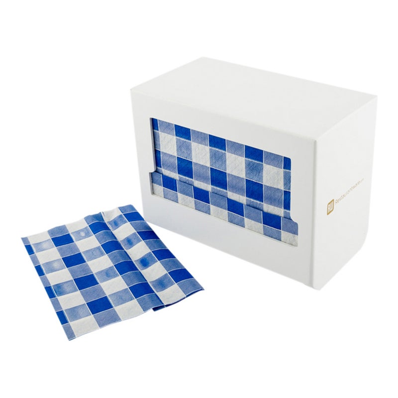 Restaurantware-Napkin Holders, 1 Restaurant Style Napkin Dispenser - Easy Access, For Tabletops And Countertops, White Wood Commercial Napkin Dispenser, Holds Picnic Print Napkin, Sustainable - Image 2