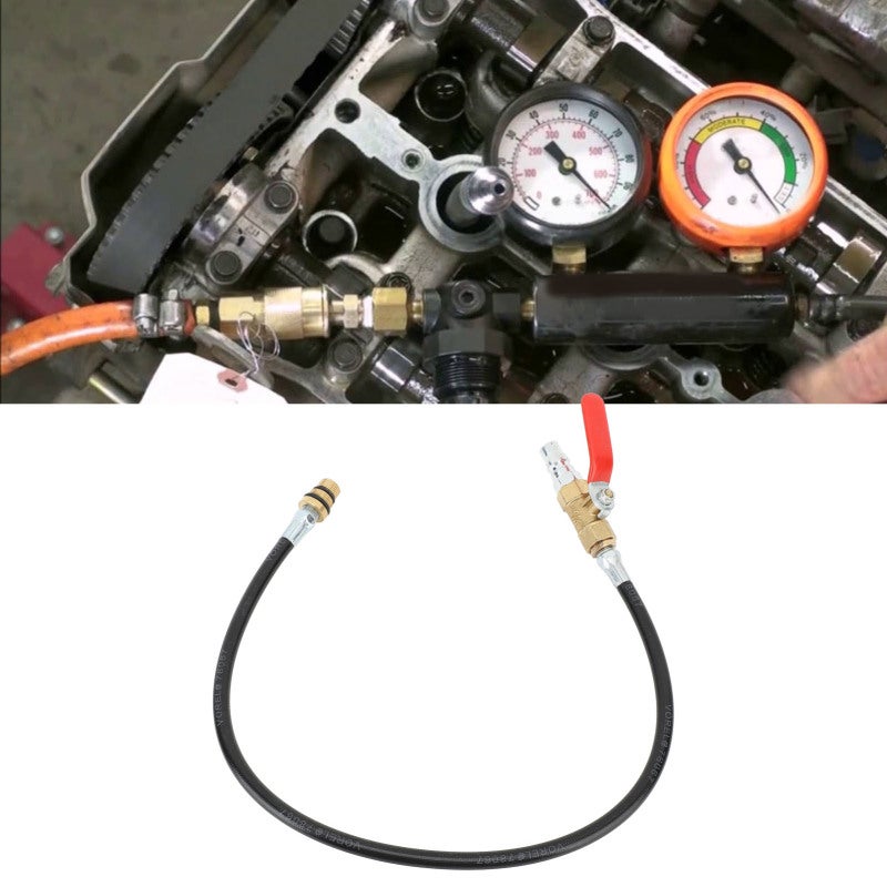 Engine Air Valve Holder: M12 M14 Thread - Sturdy Corrosion Resistant Joints Cylinder Leakage Testing Tool for Car Truck Motorcycle ATV Gasoline Engine Maintenance - Image 2