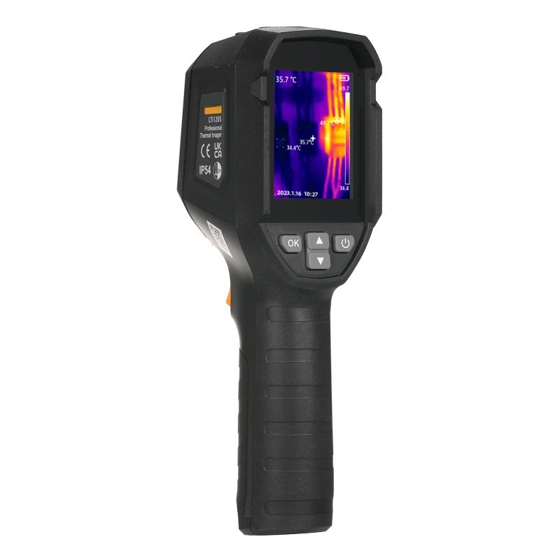 LODESTAR LTi120S Professional Infrared Thermal Imager 2.4-inch LCD Digital Infrared Imaging Devices -20~400℃ Temperature Range 120 x 90 Thermal Resolution with 6 Palettes LED Light 32GB Storage - Image 1