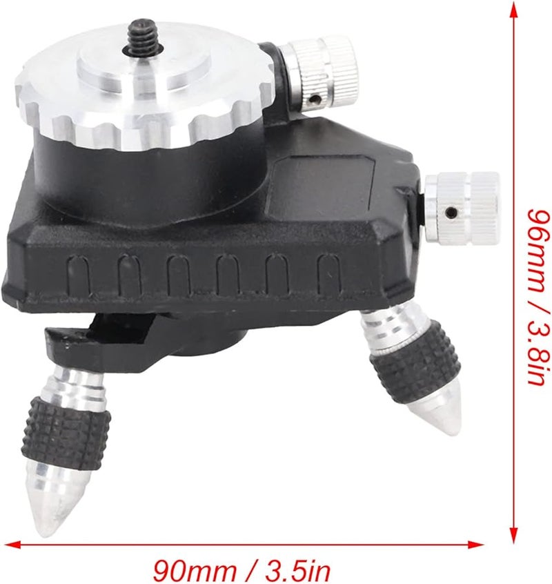 قاعدة تسوية ثلاثية القوائم محول ضبط دقيق دوار 360 درجة لموصل تسوية الشعاع - Image 4