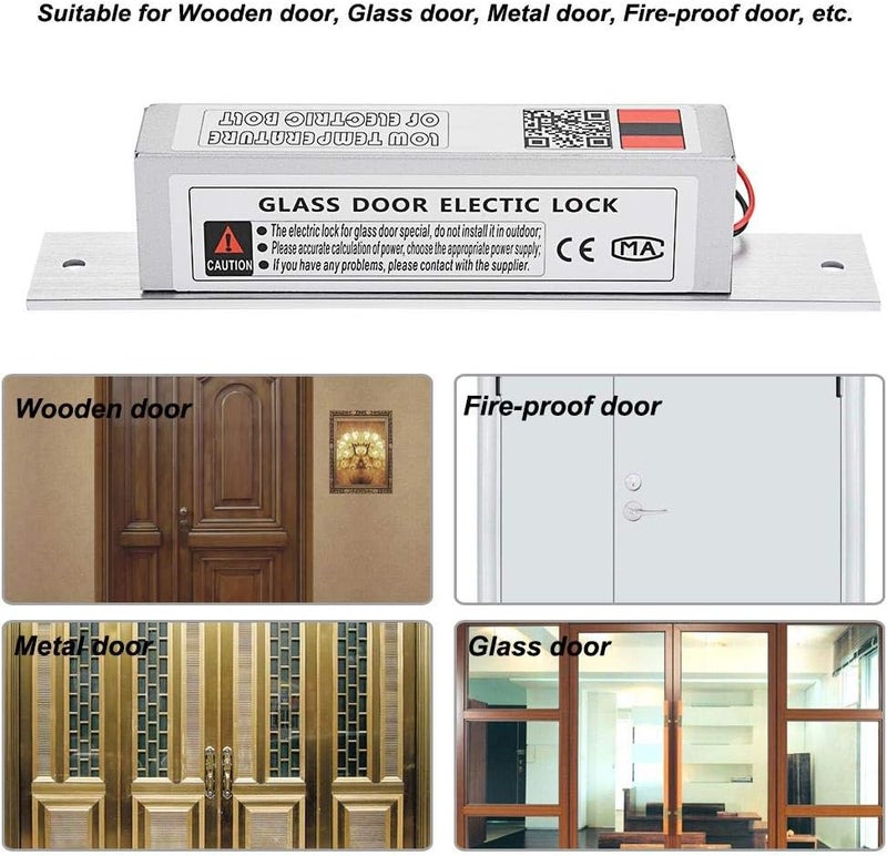 كلاراكو قفل باب كهربائي بمسامير منخفضة الحرارة مع وضع التحكم في الوصول إلى الباب - Image 2