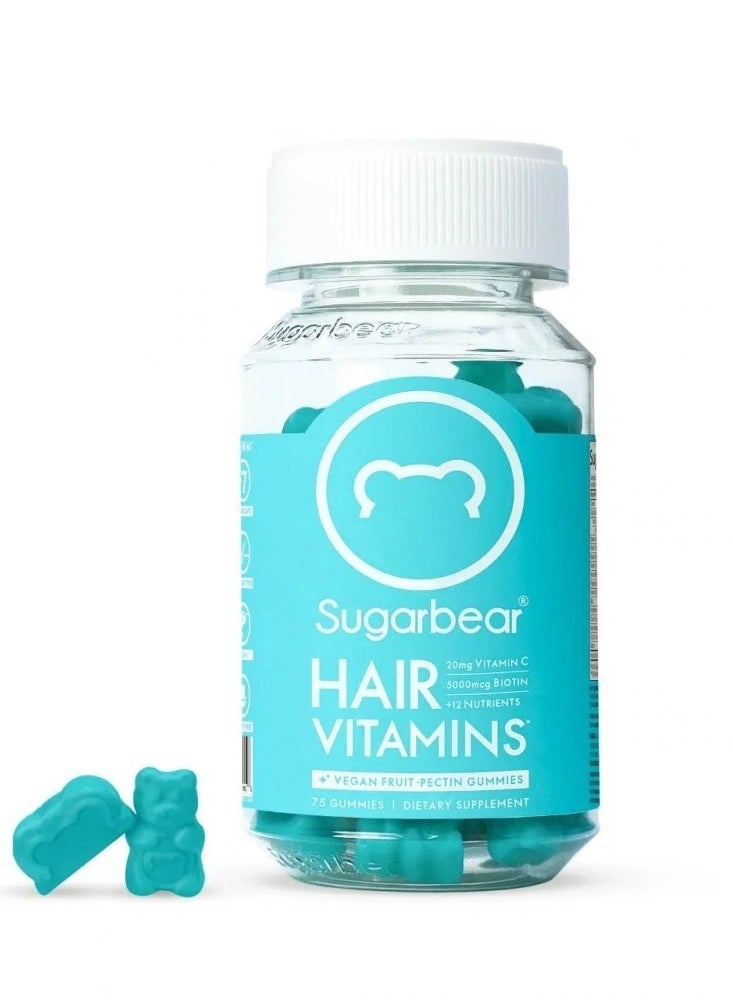 Vitamins - Bear Hair Gummies Hair Vitamins - 75 Gummies Pack - Image 1