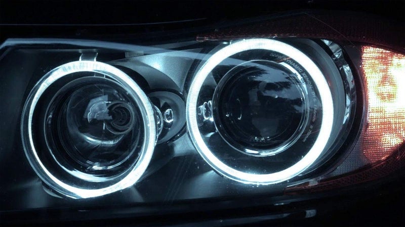 iJDMTOY White LED Angel Eye Bulbs Compatible with BMW E90 E91 325i 330i Pre-LCI, Powered by 2-Piece 3W 7000K Xenon White LED Diodes - Image 3