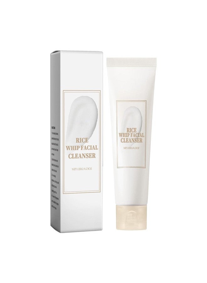 SURORAIN Rice Facial Cleanser, Gentle Foaming Cleanser, Controls Oil, Moisturizes and Hydrates, Nourishes Skin, Cleanses Pores, Gentle Formula Suitable for All Skin Types, Korean Skincare Product, 4.23 Oz - Image 1