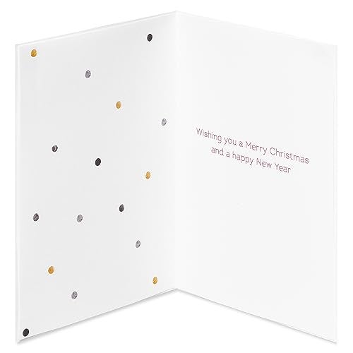 Papyrus Cat Christmas Cards Boxed with Envelopes Merry Christmas and a Happy New Year Santa Hat Kitty 8Count - Image 3