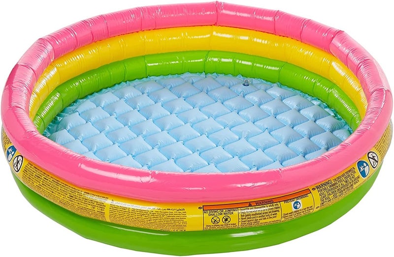 Intex Sunset Glow Inflatable Pool - 136L Capacity, Multicolor - Image 1