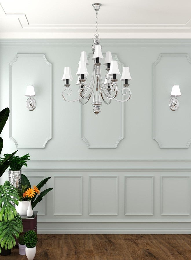 Colingmill 3 Set Accent Wall Molding Kit Premade Wainscoting Panels Wall Molding Peel and Stick Panel White Pre Cut Trim for Walls Picture Frame Molding for Home Decoration(16 x 20 Inch) - Image 5