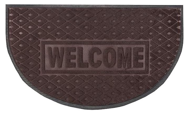 سجادة باب خارجية لمدخل المنزل منخفضة الارتفاع ممسحة أرضية داخلية سجادة دخول الفناء سجادة شديدة التحمل بساط باب المرآب مدقق مدخل خارجي أشكال متنوعة بني نصف دائري