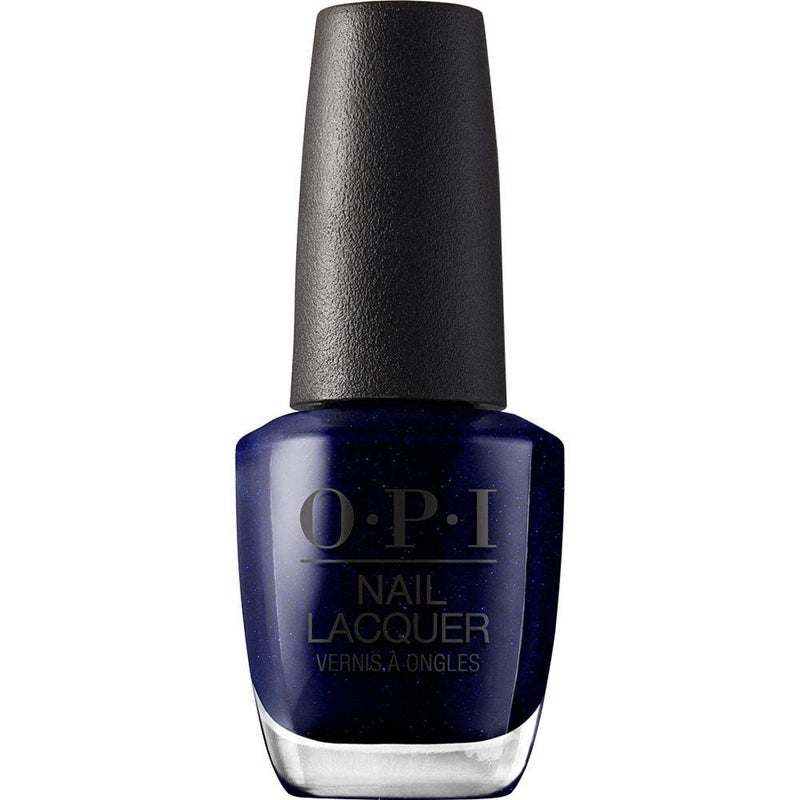 OPI Nail Lacquer Chopstix and Stones | Opaque Dark Blue Shimmer Chip Resistant Nail Polish | Tokyo Collection - Image 1