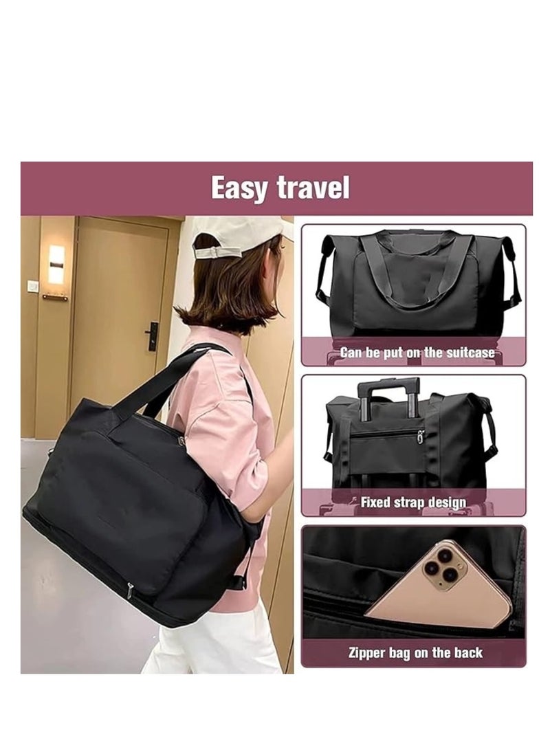 Cool Baby Large Capacity Foldable Duffel Bag Portable Lightweight Travel Bag Waterproof for Sports - Image 2