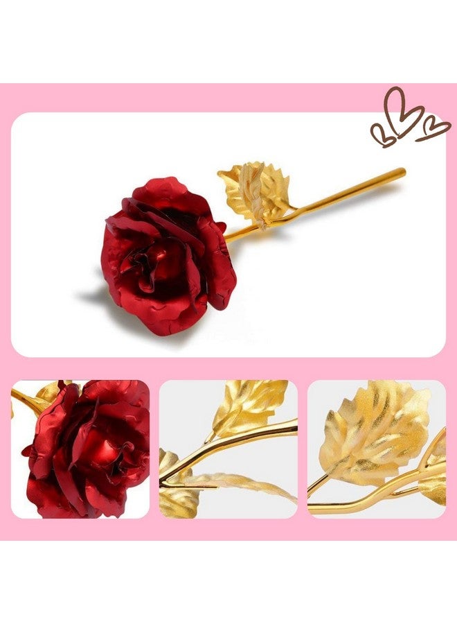 ascension Plastic Red Rose for Valentine Day Gift Artificial Flower Valentine Gifts for Girlfriend Boyfriend Husband Wife Valentine Week Rose Day Gifts Rose Flower for Loved Once - Image 3