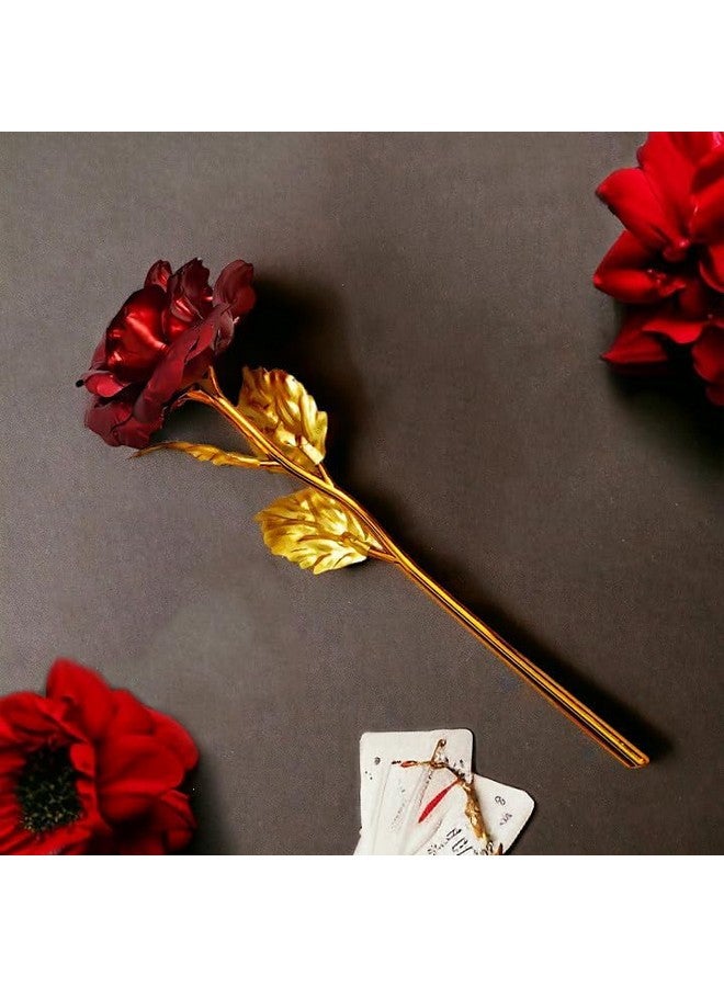 ascension Plastic Red Rose for Valentine Day Gift Artificial Flower Valentine Gifts for Girlfriend Boyfriend Husband Wife Valentine Week Rose Day Gifts Rose Flower for Loved Once - Image 2