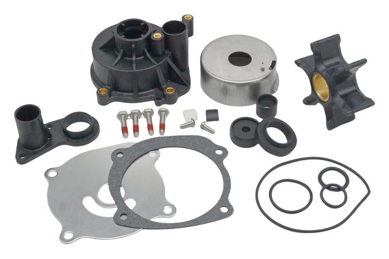 SeaSierra Boat Marine 5001594 Water Pump Repair Kit with 435959 Housing for Johnson Evinrude 85 90 115 120 130 135 140 150 175 200 225 235 250 300 HP Outboard Engines Replace 395060 18-3392 - Image 1