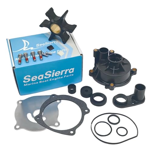 SeaSierra Boat Marine 5001594 Water Pump Repair Kit with 435959 Housing for Johnson Evinrude 85 90 115 120 130 135 140 150 175 200 225 235 250 300 HP Outboard Engines Replace 395060 18-3392 - Image 2