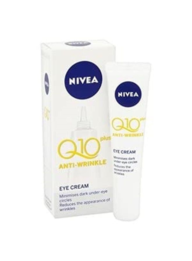 Nivea كريم نيفيا Q10 باور المضاد للتجاعيد + كريم تفتيح منطقة العين 15 مل / 0.5 أونصة سائلة