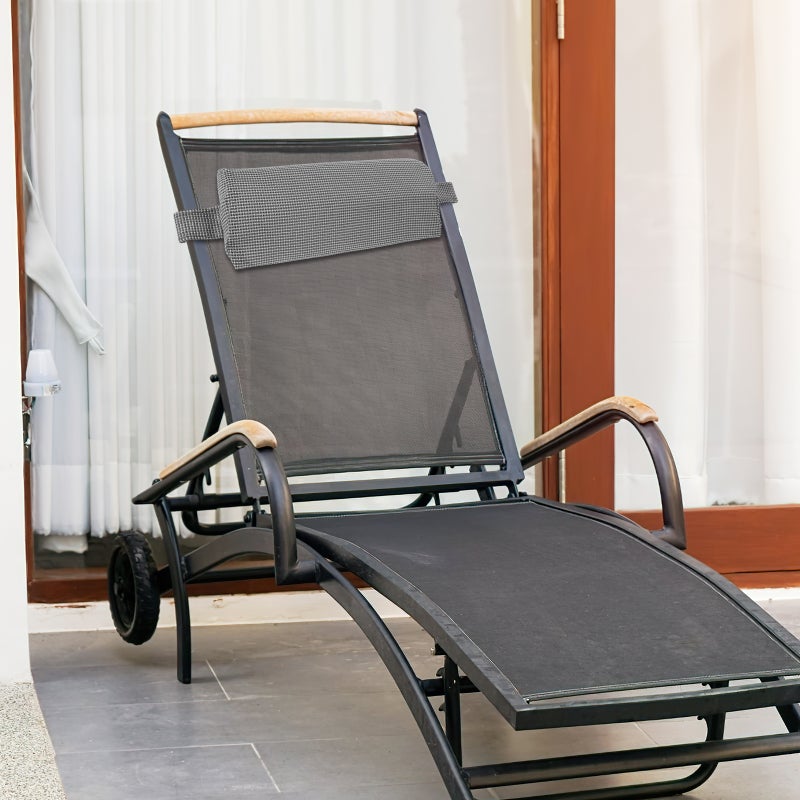 Camping Chair Accessories with Elastic Straps for Deck Chair Headrest Support - Image 5