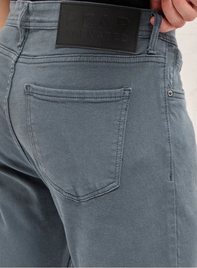 THE BEAR HOUSE Men's Stylish Jeans with Comfortable Stretch and Skinny Fit Classic Comfort With Modern Style, Perfect For Everyday Casual Looks And Effortless Streetwear Vibes