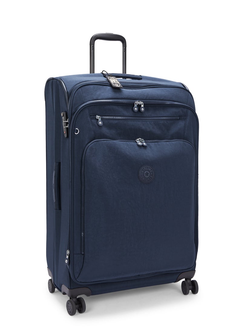 New Youri Spin Large Wheeled Travel Case with Extendable Trolley Handle 76cm/29inches,  4.70kg, 100L Blue Lover