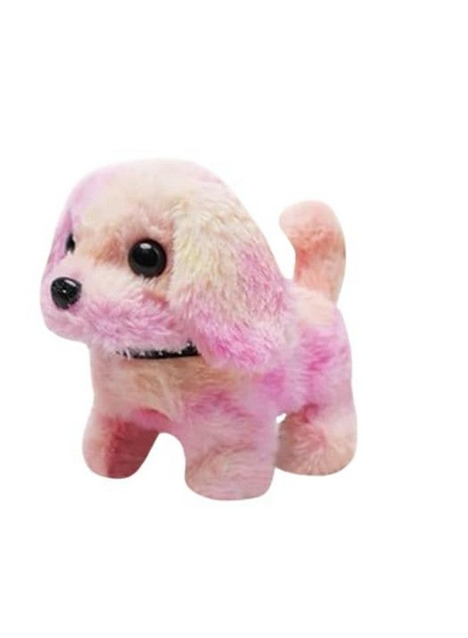 سكوبا لعبة جرو تفاعلية موسيقية للأطفال، جراء وردية اللون، ذيل يهز، ضوء ساطع في العينين - Image 1