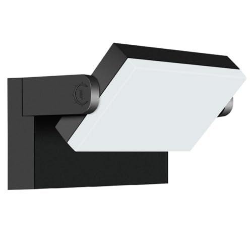 ledmo LED Flood Lights Outdoor 60W - Rotatable 360 Adjustable Head Switch Control Exterior Lighting Fixture Wall Pack Commercial Security 5000K Waterporof Yard Wall Mount Garage Barn Yard Lights - Image 1