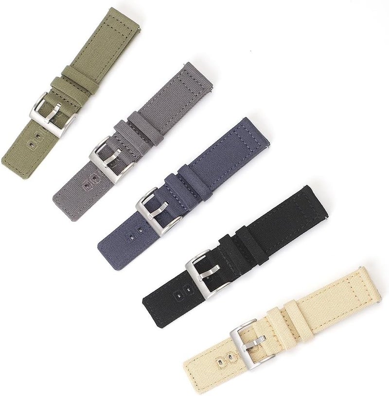 All-round well-engineered practical build Quick Release Nylon Canvas Watch Strap 18mm 19mm 20mm 22mm Bracelet Brushed Buckle Watchbands for Smartwatch Aaccessories(Black Black Buckle,18mm) Fast warehouse picking Multi-style matching design Heavy load resistant All-item matching trendy build Multiple sizes Quick assemble General purpose design Leakproof sealed Market popular practical build Domestic distribution ready Modern look All budget friendly options Suburban residential ship Flexible anti-break Local inventory listed item Upgraded classic design Processed natural substance Moisture wear upgraded quality Advanced minimal build Bug proof seal High strength upgraded material Anti topple design Light durable upgraded substance All-in-one local deliver plan - Image 4