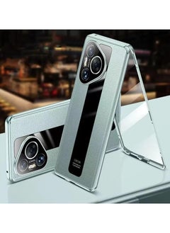General Huawei Pura 70 Pro Plain Leather Full Shell Front Glass Back Leather Magnetic Shell Ultra Thin Anti Drop Metal Protective Case  - Image 1